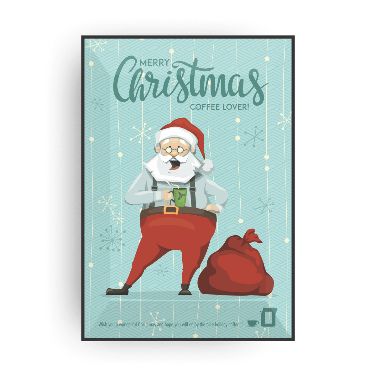 MERRY CHRISTMAS COFFEE OG TEA CARDS Coffee and tea cards The Brew Company