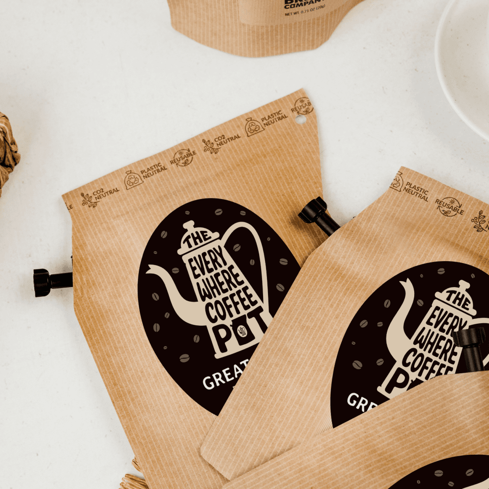 Bærbart outdoor kaffesæt med 3 Coffeebrewers – nem at brygge kaffe overalt