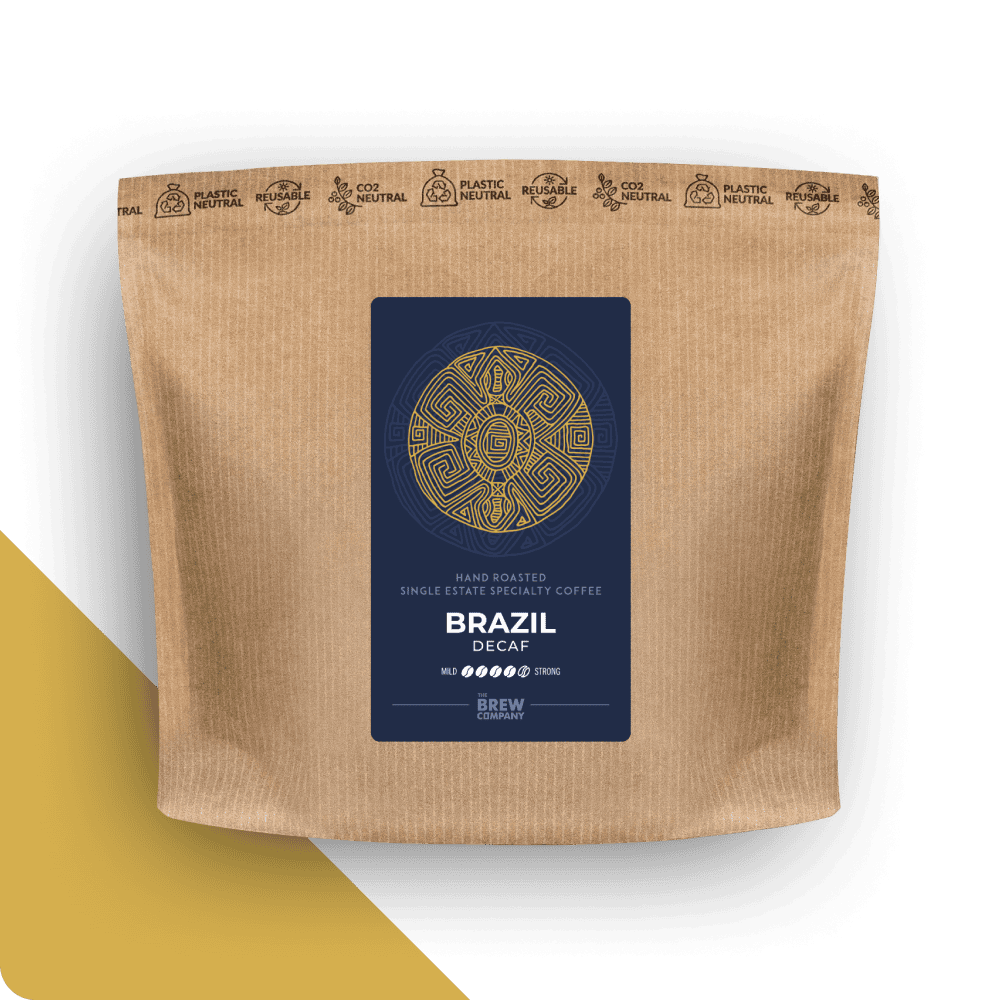 BRASILIEN DECAF KAFFEBØNNER Whole_Beans The Brew Company