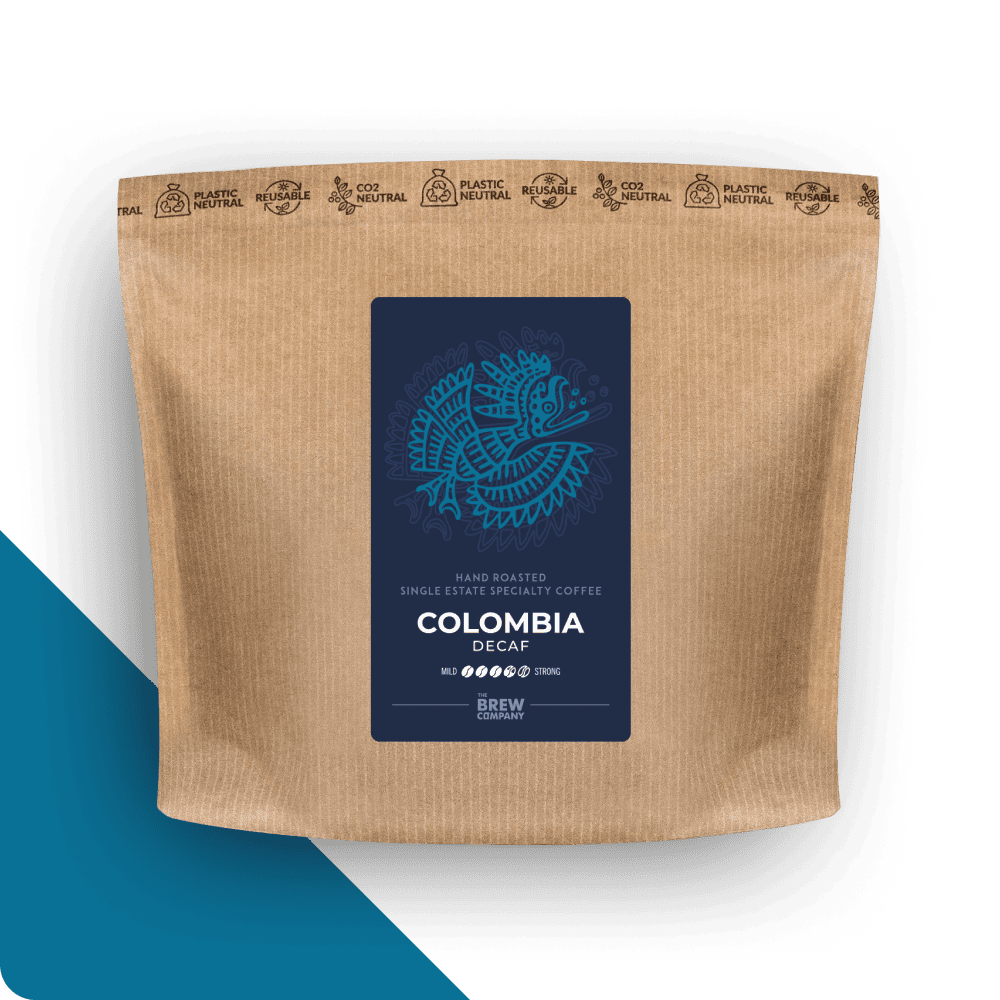 COLOMBIA DECAF KAFFEBØNNER Whole_Beans The Brew Company