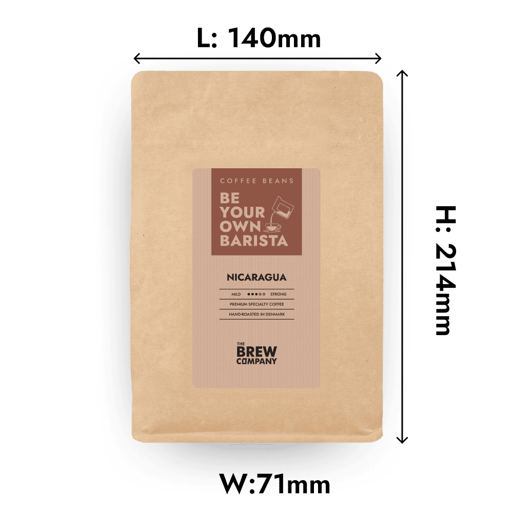 Nicaragua Kaffebønner– Specialkaffebønner – 333 g – The Brew Company