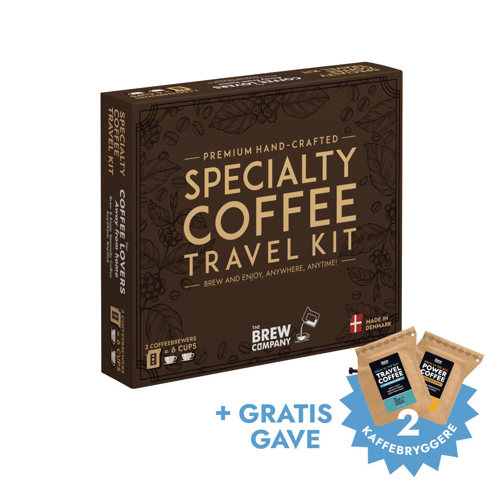 Specialty Coffee Travel Kit 3 stk. Kaffegaveæske