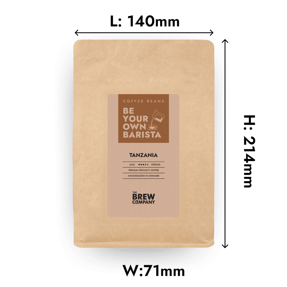 Tanzania Kaffebønner– Specialkaffebønner – 333 g – The Brew Company