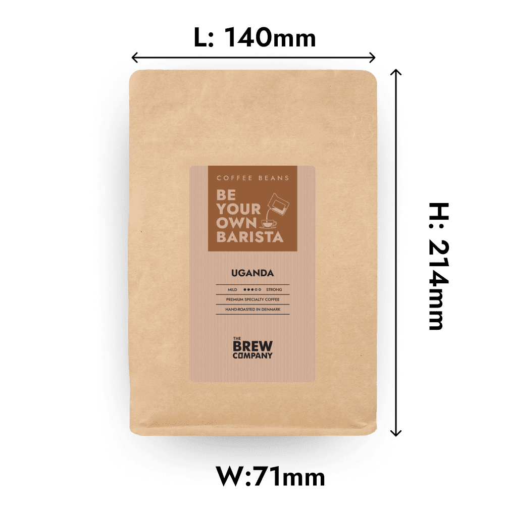 Uganda Kaffebønner– Specialkaffebønner – 333 g – The Brew Company