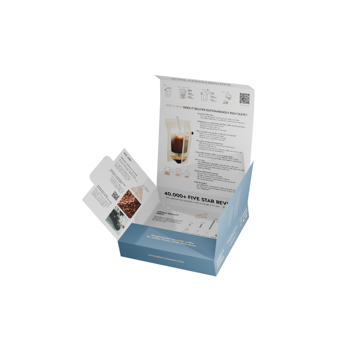 WONDERFUL COPENHAGEN 3 STK. KAFFEGAVEÆSKE